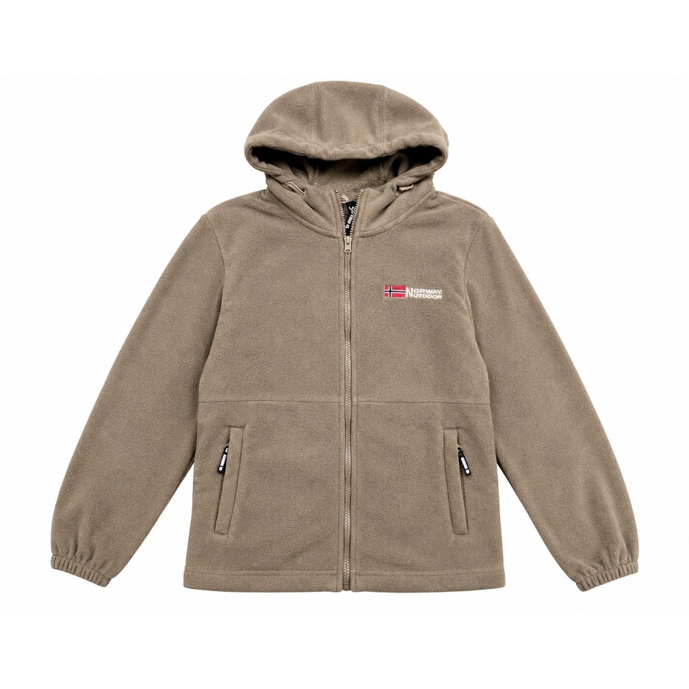 Outdoor Norway Expedition Team Full Zip Heavy Fleece Hoodie Jacket - Medium M